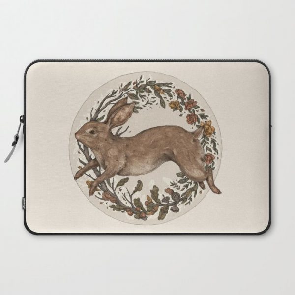 Rabbit Computer Cover by Jessica Roux - Laptop Sleeve - 15"