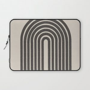 Rainbow Art, Geometric Mid Century, Computer Cover by TMSbyNIGHT - Laptop Sleeve - 13"