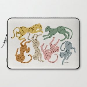 Rainbow Cheetah Computer Cover by Megan Galante - Laptop Sleeve - 15"