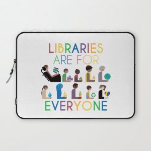 Rainbow Libraries Are For Everyone Computer Cover by Hafuboti - Laptop Sleeve - 13"