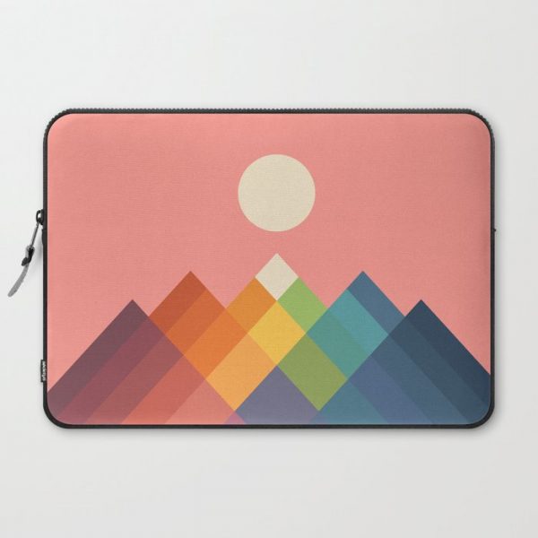 Rainbow Peak Computer Cover by Andy Westface - Laptop Sleeve - 15"