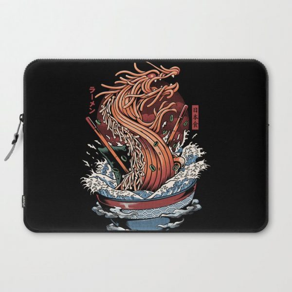 Ramen Dragon Computer Cover by ilustrata - Laptop Sleeve - 15"