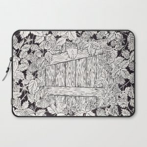 Raspberry Tale (Black) Computer Cover by YuYstudio - Laptop Sleeve - 15"