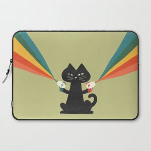 Ray gun cat Computer Cover by Picomodi - Laptop Sleeve - 15"