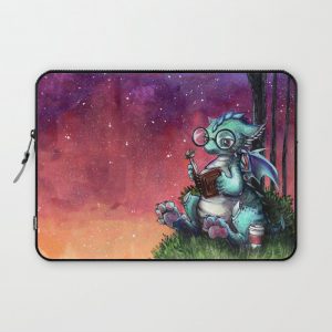 Reading Dragon Computer Cover by ArtofBianca - Laptop Sleeve - 13"