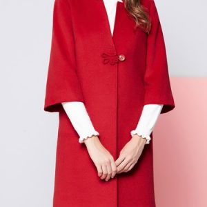 Red H-line Vintage Coat