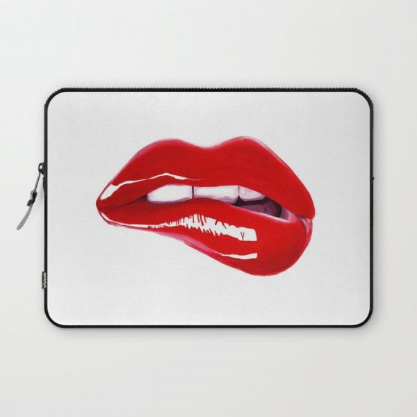 Red Lips Computer Cover by Vitor7Costa - Laptop Sleeve - 13"