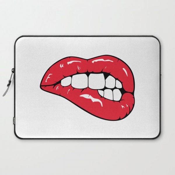 Red Lips Pop art Computer Cover by Mydream - Laptop Sleeve - 15"