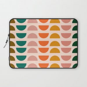 Retro 70s Geometrics Computer Cover by apricot+birch - Laptop Sleeve - 13"