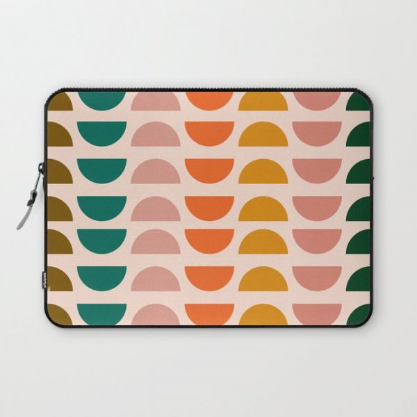 Retro 70s Geometrics Computer Cover by apricot+birch - Laptop Sleeve - 13"