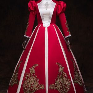 Retro Costume Victorian Dress Baroque Masquerade Ball Gowns Royal Vintage Costume Halloween