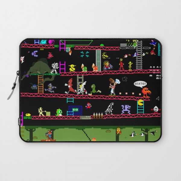 Retro Game Classics Computer Cover by Jude Brazier - Laptop Sleeve - 13"