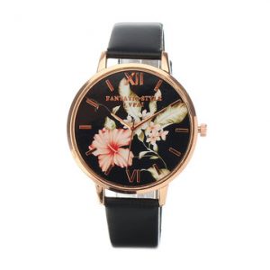 Retro Leaves Flower Elegant Watch