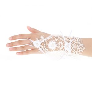 Retro Vintage Flower Bowknot Rhinestone Hollow Lace Gothic Bracelet Bridal Bridesmaid Wedding Party Gothic Jewelry Accessories for Girls Women