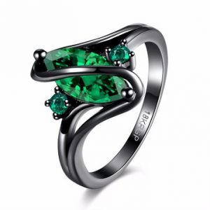 Retro Women Ring Oval Zircon Luxury Ring