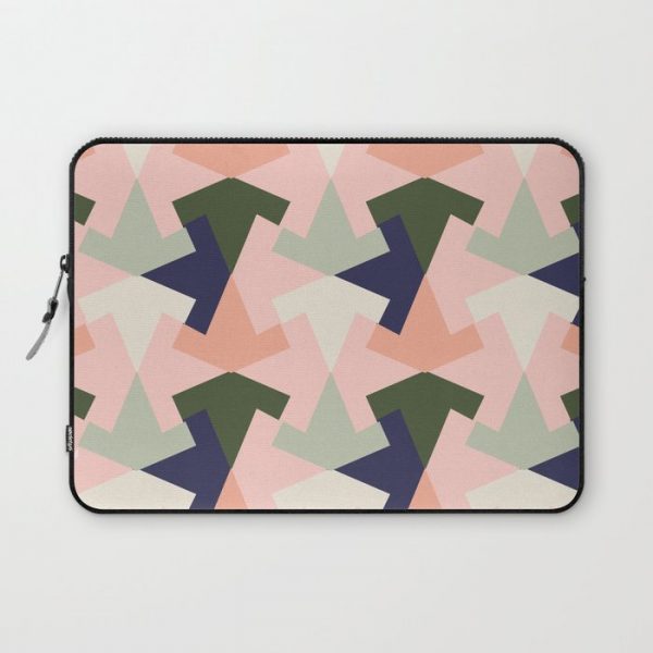 Retro pattern geometric Computer Cover by mmartabc - Laptop Sleeve - 13"