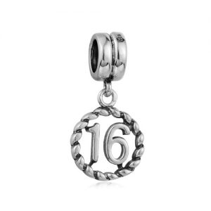 Romacci S925 Silver Vintage Pendant Lovely Design Jewelry for DIY Chain Bracelet Making