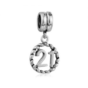 Romacci S925 Silver Vintage Pendant Lovely Design Jewelry for DIY Chain Bracelet Making