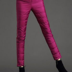 Rose Beaded Polyester Leggings