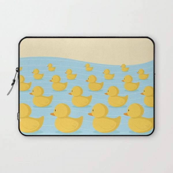 Rubber Duckie Army Computer Cover by Cartoon Being - Laptop Sleeve - 13"