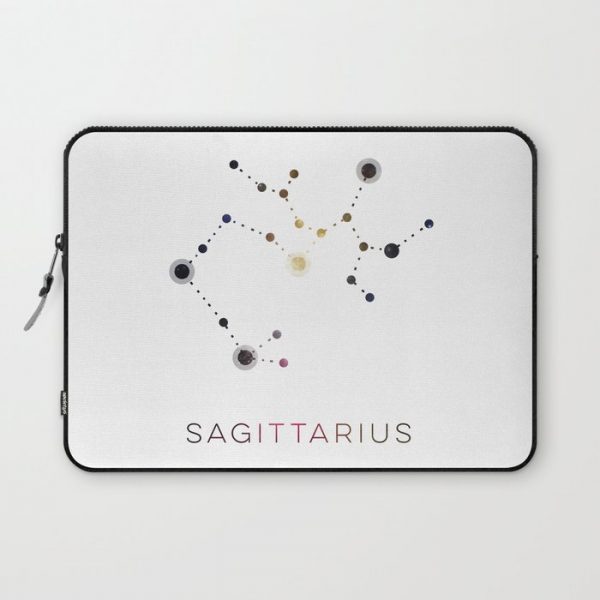 SAGITTARIUS STAR CONSTELLATION ZODIAC SIGN Computer Cover by deificus Art - Laptop Sleeve - 13"