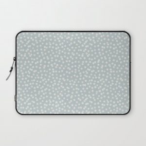 SILVER STARS CONFETTI Computer Cover by KIND OF STYLE - Laptop Sleeve - 13"