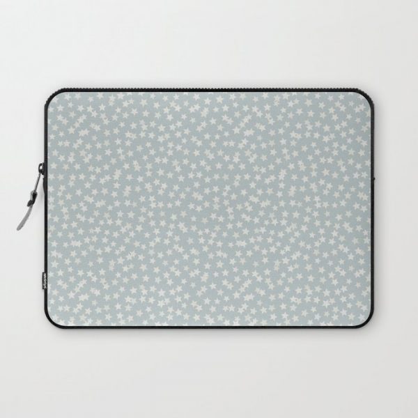 SILVER STARS CONFETTI Computer Cover by KIND OF STYLE - Laptop Sleeve - 13"