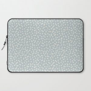 SILVER STARS CONFETTI Computer Cover by KIND OF STYLE - Laptop Sleeve - 15"