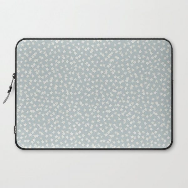 SILVER STARS CONFETTI Computer Cover by KIND OF STYLE - Laptop Sleeve - 15"