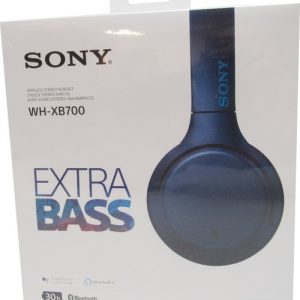 SONY WH-XB700/L Extra Bass Wireless On-Ear Headphones - Bluetooth - NFC - Blue