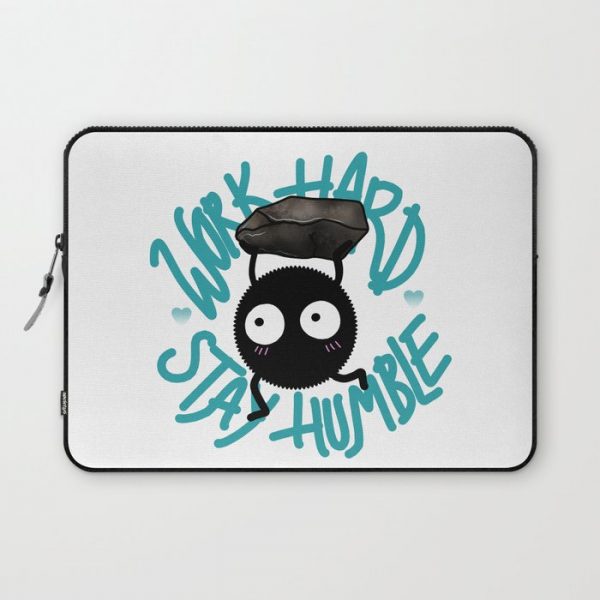 SOOT SPRITE - Work Hard, Stay Humble Computer Cover by SiAC/n Posy - Laptop Sleeve - 13"