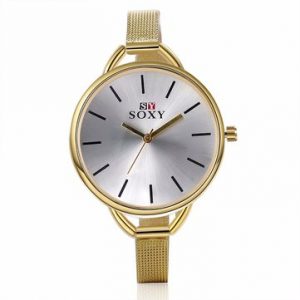 SOXY Simple Watch Alloy Luxury Weaving Brand Women Watch