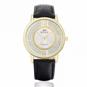 SOXY Women Watch New Fashion Simple Shining Leather Watch