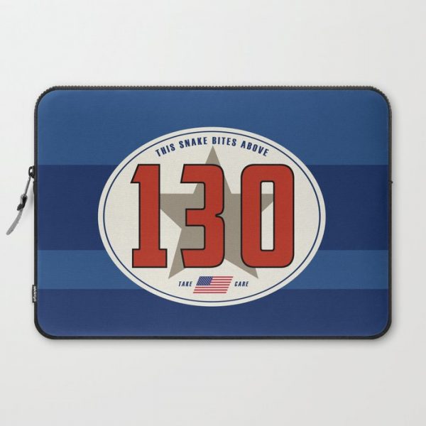 SRC Preparations Racecar Rebels: 130 Snake Bite Computer Cover by SRC Preparations - Laptop Sleeve - 15"