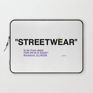 "STREETWEAR" Computer Cover by For Pete's Sake - Laptop Sleeve - 13"