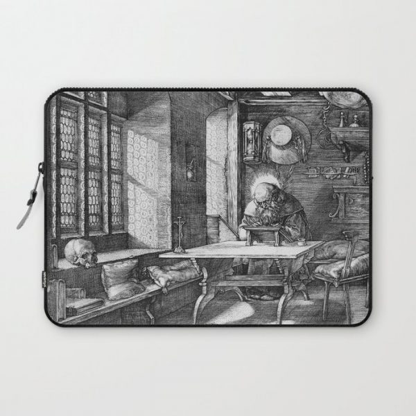 Saint Jerome in His Study by Albrecht Durer Computer Cover by Palazzo Art Gallery - Laptop Sleeve - 13"