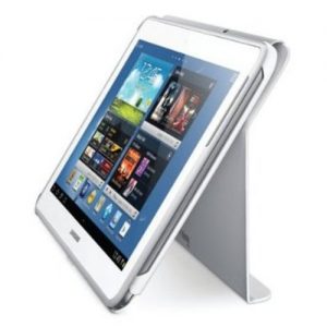 Samsung EFC-1G2NWECXAR Book Cover for Galaxy Note 10.1 inches - 2012 Models Only - White