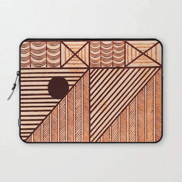 Savage Tribe Ancient Geometric Pattern Computer Cover by Vicky Brago-MitchellA(r) - Laptop Sleeve - 13"