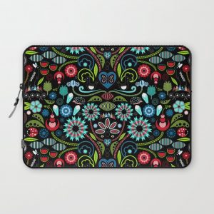 Scandinavian Inspiration (Black) Computer Cover by Vannina - Laptop Sleeve - 13"