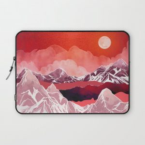 Scarlet Glow Computer Cover by SpaceFrogDesigns - Laptop Sleeve - 13"