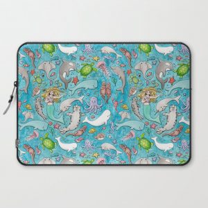 Sea Life Computer Cover by Modern Rosie - Laptop Sleeve - 15"