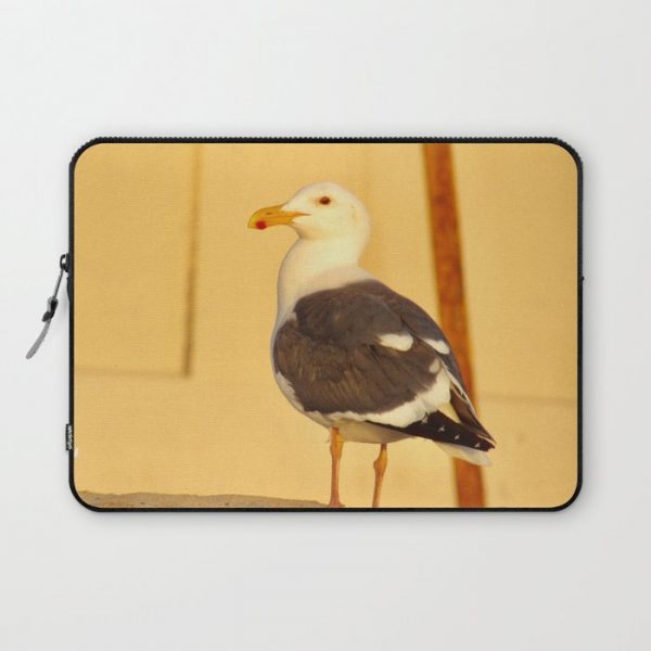 Seagull on the Beach Computer Cover by Cassie Rae - Laptop Sleeve - 13"