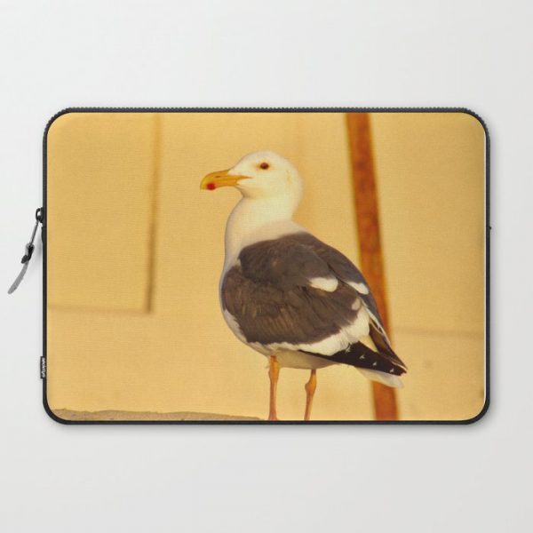 Seagull on the Beach Computer Cover by Cassie Rae - Laptop Sleeve - 15"