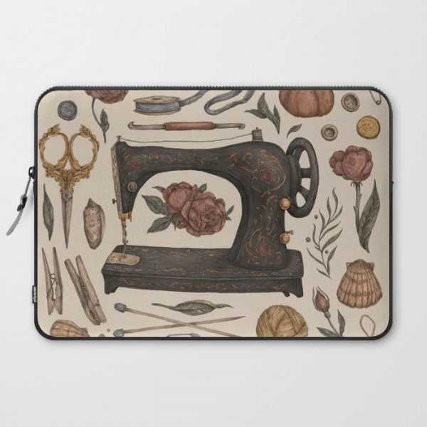 Sewing Collection Computer Cover by Jessica Roux - Laptop Sleeve - 15"