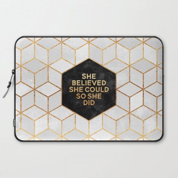 She believed she could so she did 2 Computer Cover by Elisabeth Fredriksson - Laptop Sleeve - 15"