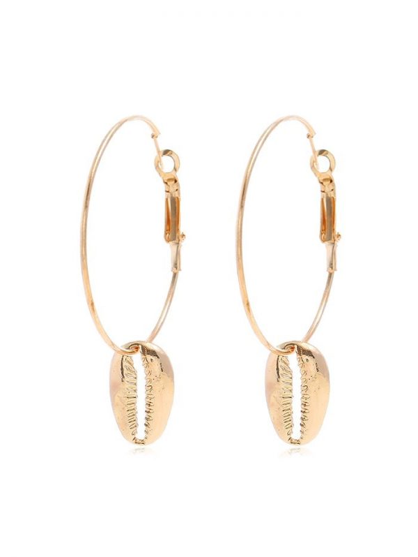 Shell Hoop Earrings