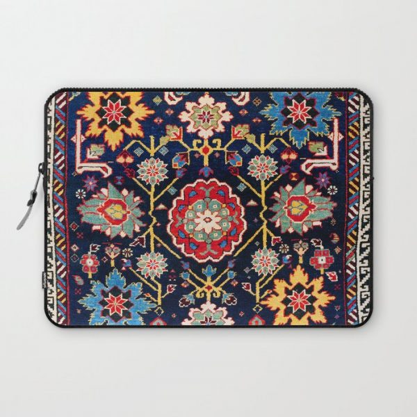 Shirvan Caucasian Afshan Antique Rug Print Computer Cover by Vicky Brago-MitchellA(r) - Laptop Sleeve - 13"