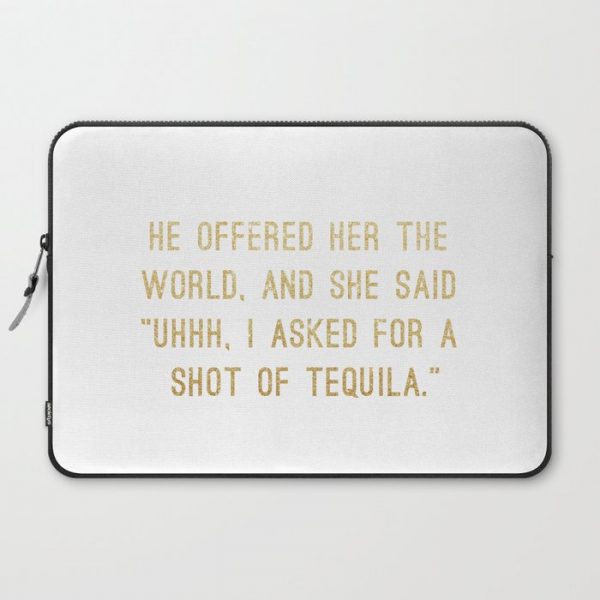 Shot of Tequila Computer Cover by RandomActsOfCotton - Laptop Sleeve - 15"