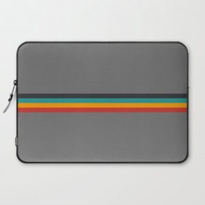 Sigyn - Classic Retro Summer Stripes Computer Cover by AlphaOmega - Laptop Sleeve - 15"