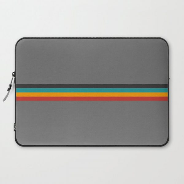 Sigyn - Classic Retro Summer Stripes Computer Cover by AlphaOmega - Laptop Sleeve - 15"